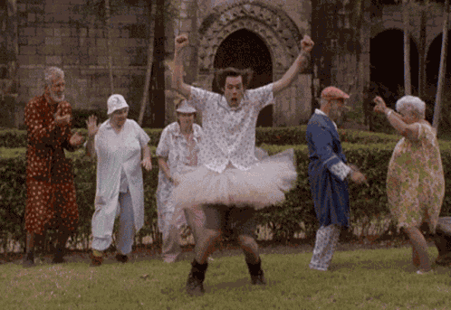 Danse Fou Jim Carrey GIF