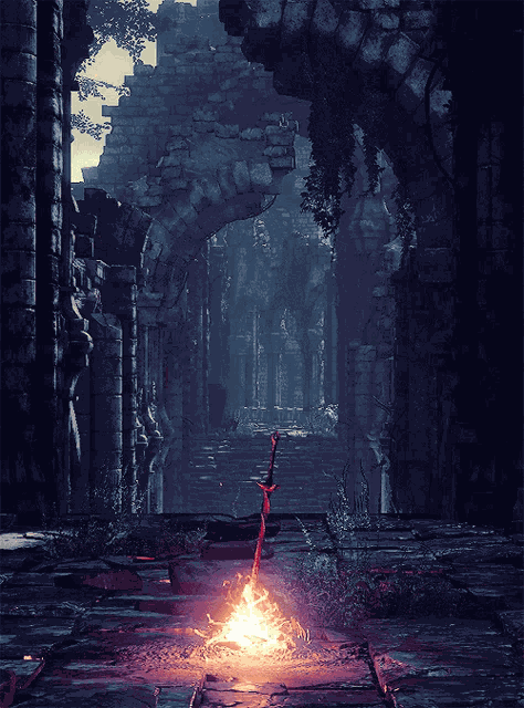 Dark Souls Bonfire GIF