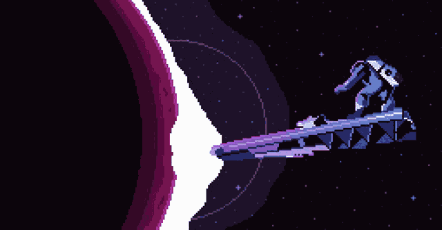 Dark Star Pixel Art GIF