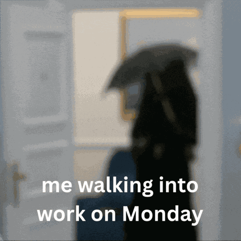 Dark Time Monday Morning GIF