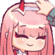 Darling In The Franxx Zero Two Sticker GIF