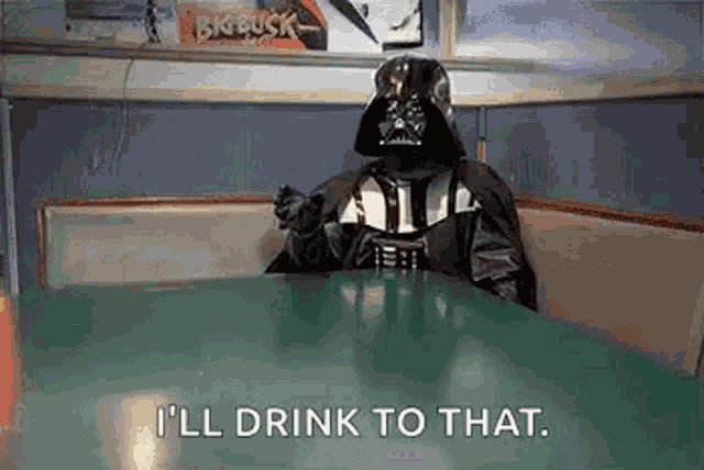 Darth Vader Drunk GIF