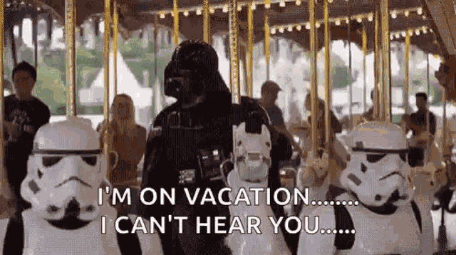 Darthvader Merry Go Round GIF