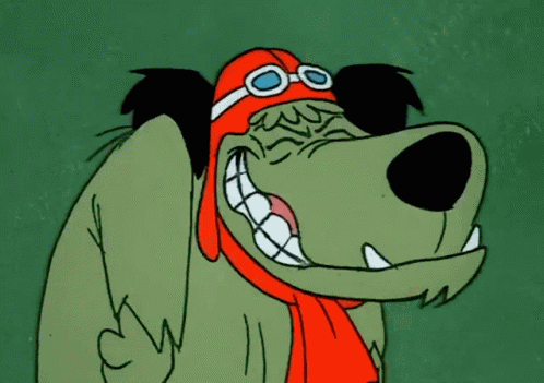 Dastardly And Muttley In Their Flying Machines Dog Laugh GIF