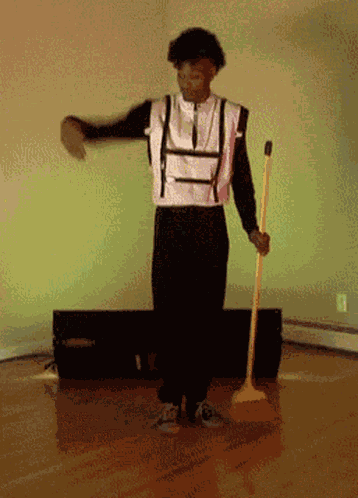 Dave Chappelle Broom Dance GIF