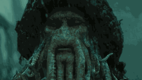 Davy Jones Pirates Of The Caribbean GIF