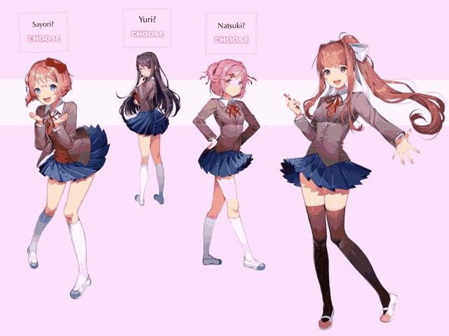 Ddlc Monika GIF