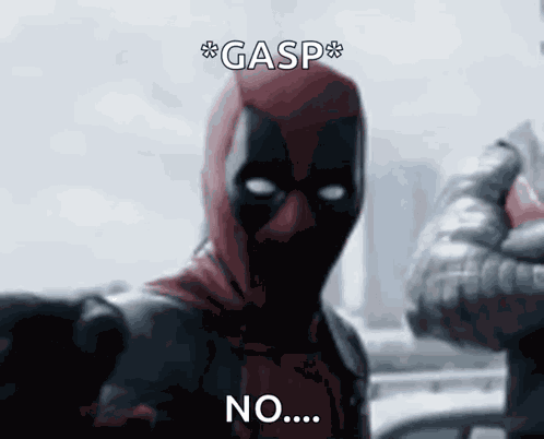 Deadpool Gasp GIF