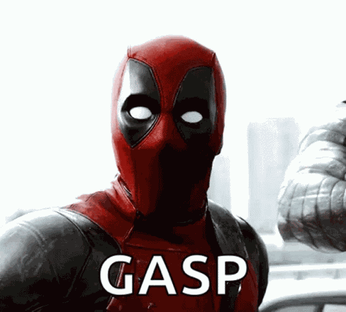 Deadpool Gasp GIF