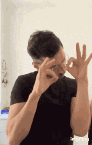 Deaf Eye Glasses GIF