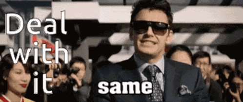 Deal With It But GIF