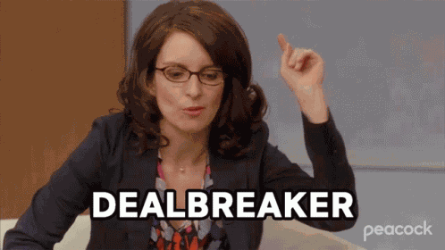 Dealbreaker Liz Lemon GIF