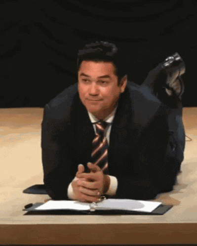 Dean Cain Resting GIF