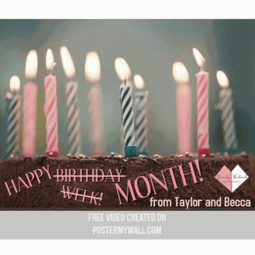 Dearlyeloved Llc Happy Birth Month GIF