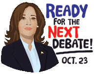Debate Kamala Sticker