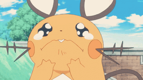 Dedenne Sad Pokemon Cry GIF