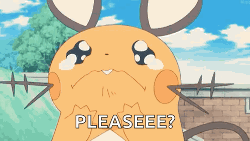 Dedenne Sad Pokemon Cry GIF