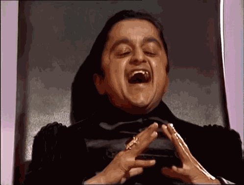 Deep Roy Laughing GIF
