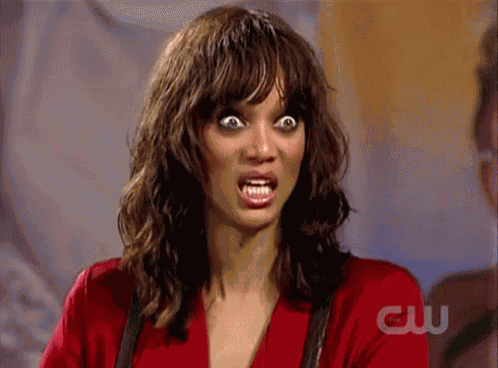 Deer In Headlight Tyra Banks GIF