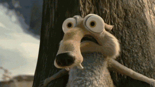 Deer In Headlights Ice Age GIF