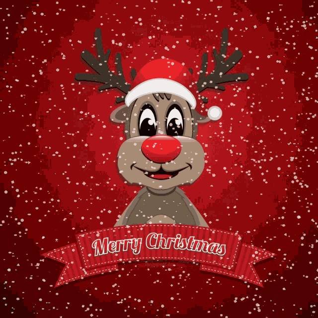 Deer Merry Christmas GIF