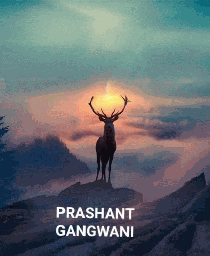 Deer Sunrise GIF
