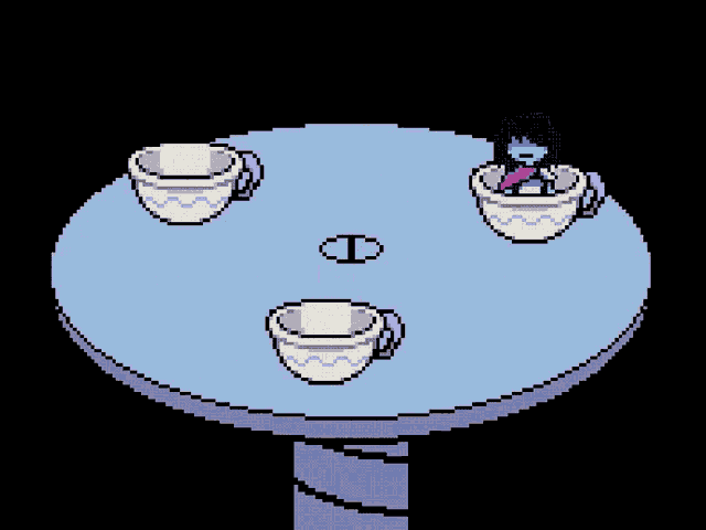 Deltarune Teacup GIF