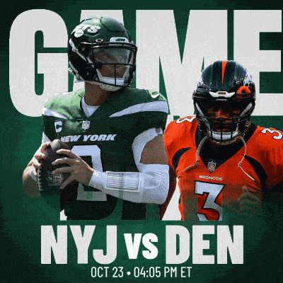 Denver Broncos Vs. New York Jets Pre Game GIF