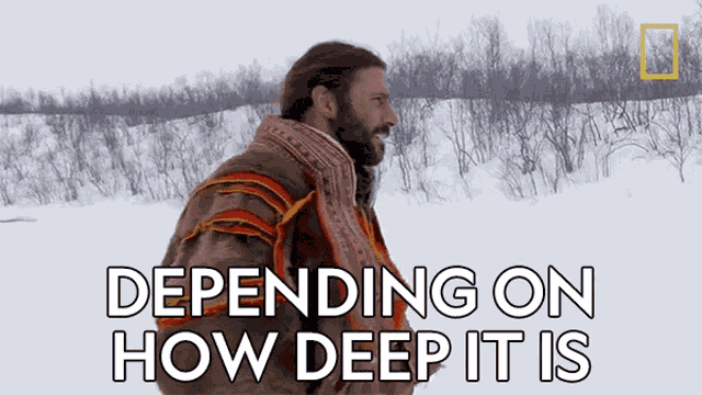 Depending On How Deep It Is Hazen Audel GIF