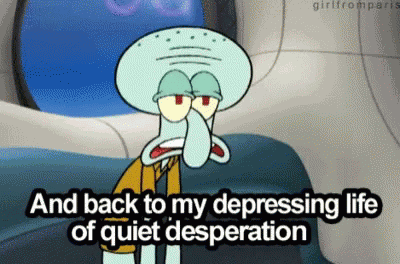 Depressed Spongebob GIF