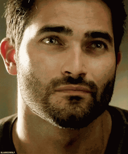Derek Hale Fake Smile GIF