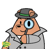 Detective Magnifying Glass Sticker