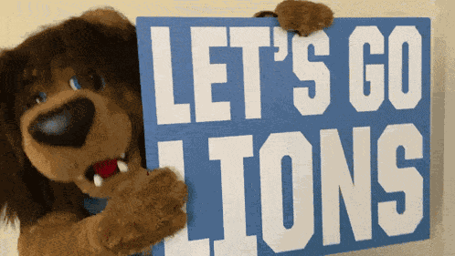 Detroit Lions Roary GIF