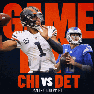 Detroit Lions Vs. Chicago Bears Pre Game GIF