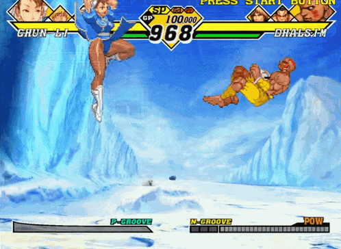 Dhalsim Chun Li GIF