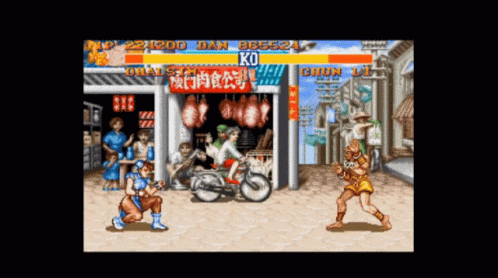 Dhalsim Chun Li GIF