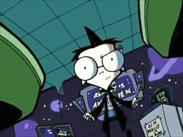 Dib Membrane Invader Zim GIF