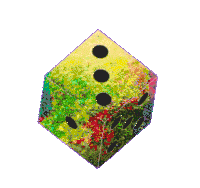 Dice Trippy Sticker