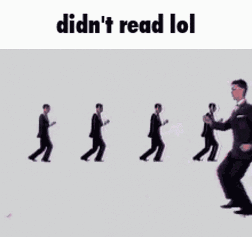 Did Not Read Didnt Read GIF