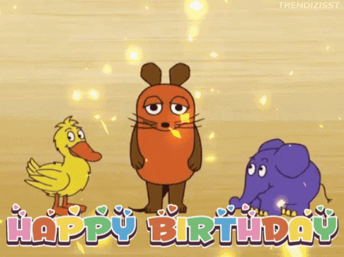 Die Maus Happy Birthday GIF