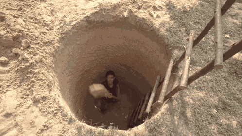 Digging A Hole Digging Yourself Deeper GIF