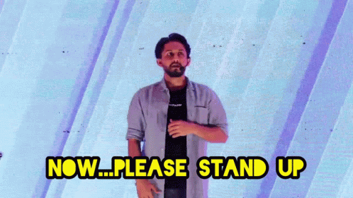 Digital Pratik Please Stand Up GIF