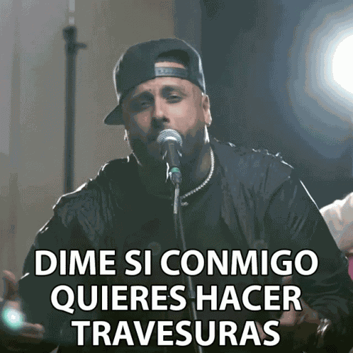 Dime Si Conmigo Quieres Hacer Travesuras Nicky Jam GIF