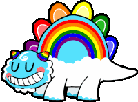 Dinosaur Stegasaurus Sticker