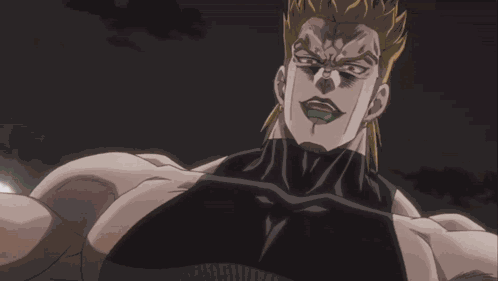 Dio Brando Vs Jotaro Kujo The World Vs Star Platinum GIF