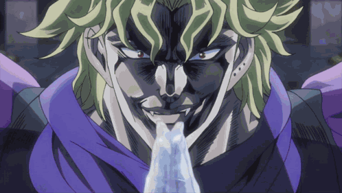 Dio Brando Vs Sir Dire Vampire Vs Hamon Master GIF