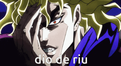 Dio Dio Brando GIF
