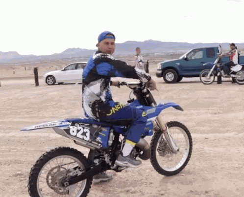 Dirt Bike Revving GIF