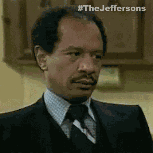 Disappointed George Jefferson GIF
