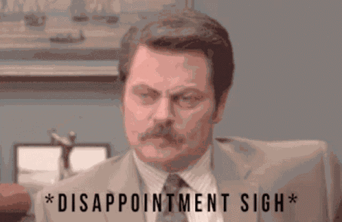 Disappointed Sigh GIF
